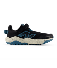 New Balance Kid's DynaSoft Nitrel Bungee Lace with Top Strap Shoe Black/Timberwolf
