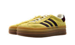 Adidas Gazelle Bold Almost Yellow Maroon