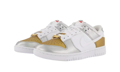 Dunk Low Gold White Silver