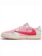 Air Jordan 1 Retro Low OG SP Travis Scott Sail Tropical Pink