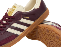 adidas Samba OG Maroon Gold Metallic